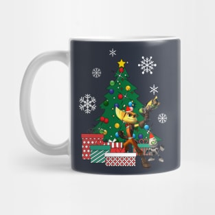 Rachet And Clank Around The Christmas Tree Mug